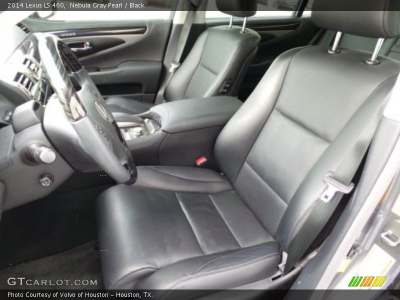 Nebula Gray Pearl / Black 2014 Lexus LS 460