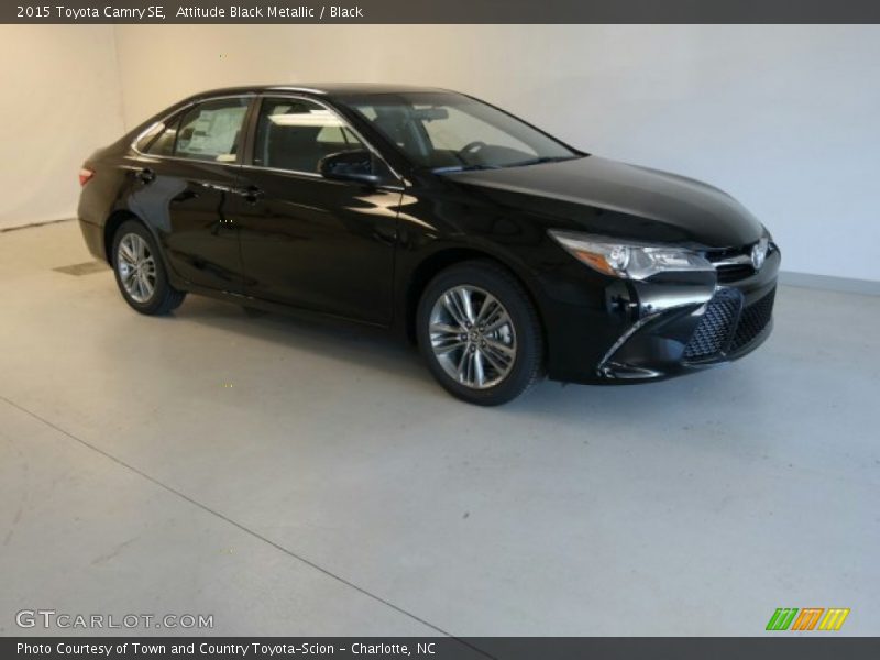 Attitude Black Metallic / Black 2015 Toyota Camry SE