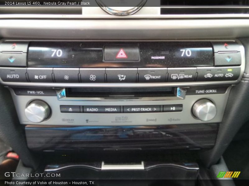 Nebula Gray Pearl / Black 2014 Lexus LS 460