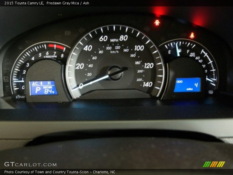 Predawn Gray Mica / Ash 2015 Toyota Camry LE