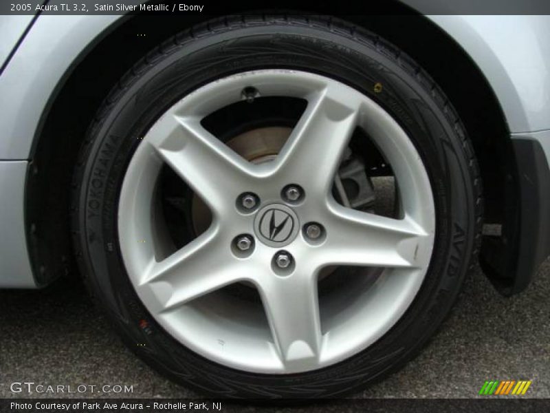 Satin Silver Metallic / Ebony 2005 Acura TL 3.2