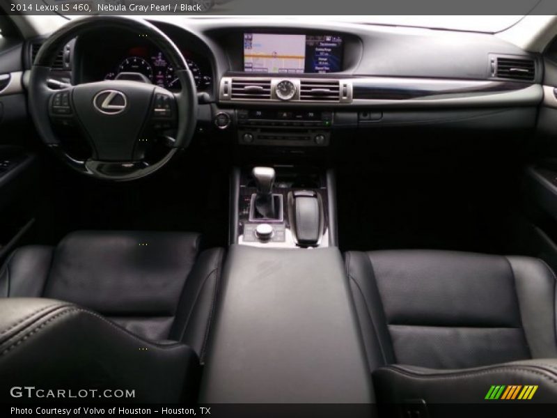 Nebula Gray Pearl / Black 2014 Lexus LS 460