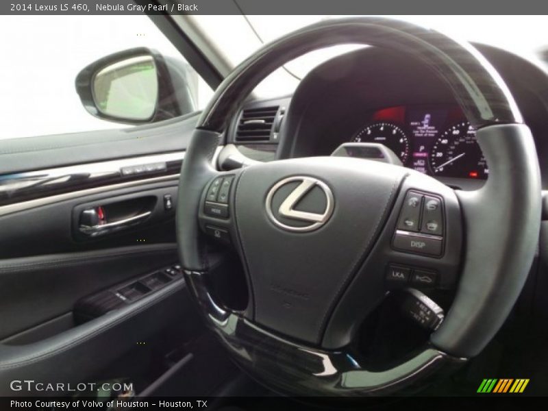 Nebula Gray Pearl / Black 2014 Lexus LS 460