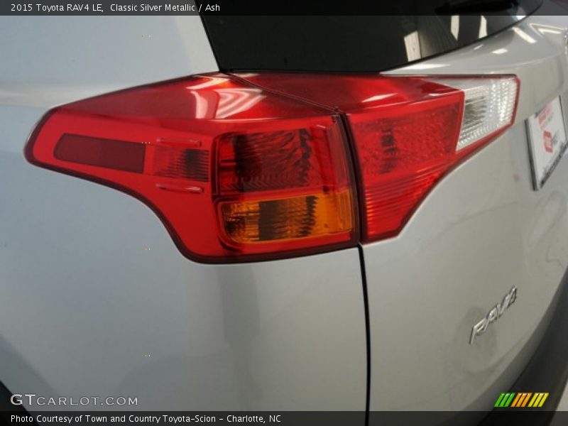 Classic Silver Metallic / Ash 2015 Toyota RAV4 LE