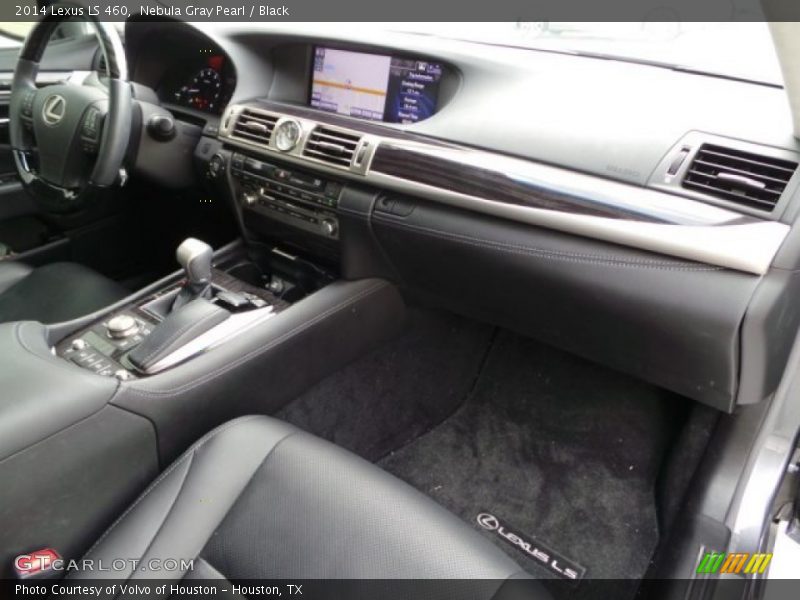 Nebula Gray Pearl / Black 2014 Lexus LS 460