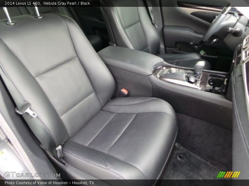 Nebula Gray Pearl / Black 2014 Lexus LS 460