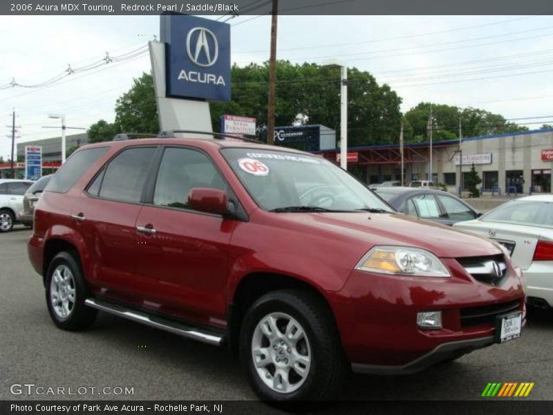 Redrock Pearl / Saddle/Black 2006 Acura MDX Touring