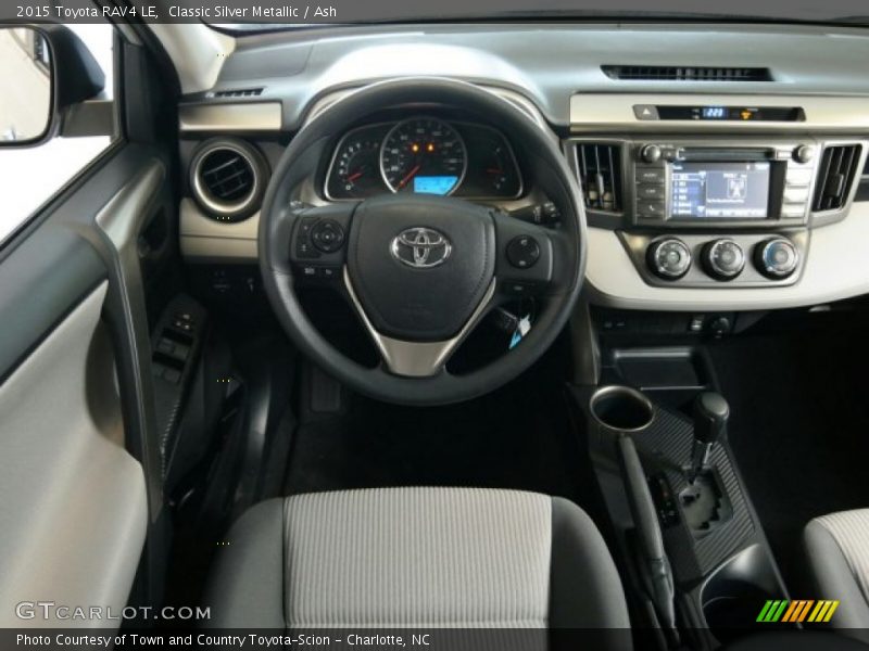 Classic Silver Metallic / Ash 2015 Toyota RAV4 LE
