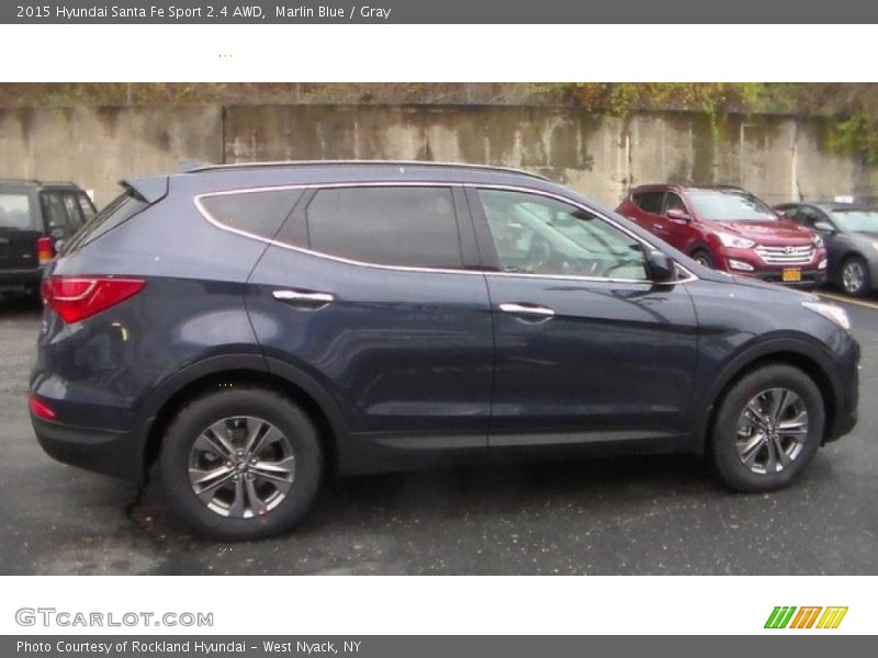 Marlin Blue / Gray 2015 Hyundai Santa Fe Sport 2.4 AWD
