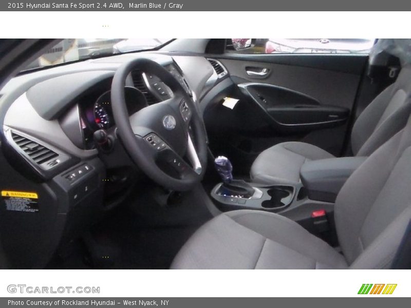 Marlin Blue / Gray 2015 Hyundai Santa Fe Sport 2.4 AWD