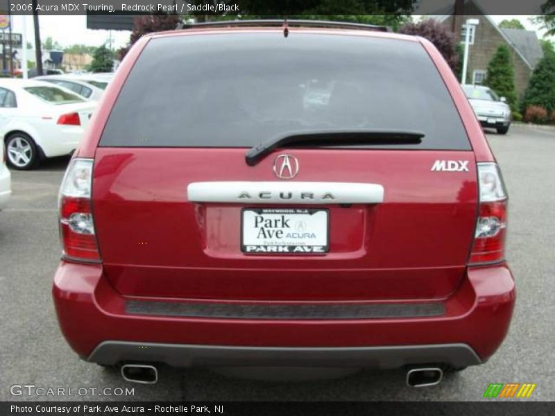 Redrock Pearl / Saddle/Black 2006 Acura MDX Touring