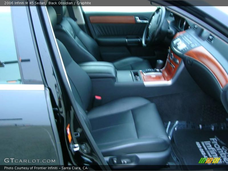 Black Obsidian / Graphite 2006 Infiniti M 45 Sedan