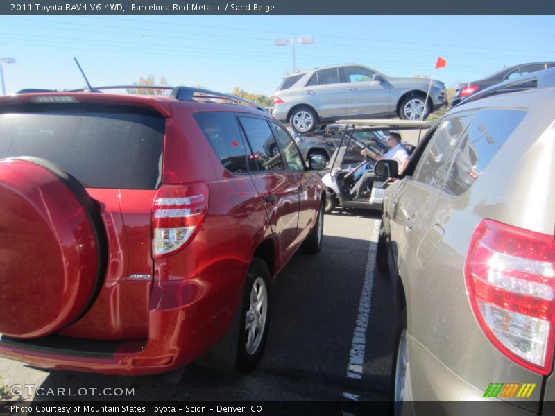 Barcelona Red Metallic / Sand Beige 2011 Toyota RAV4 V6 4WD