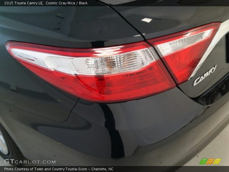 Cosmic Gray Mica / Black 2015 Toyota Camry LE