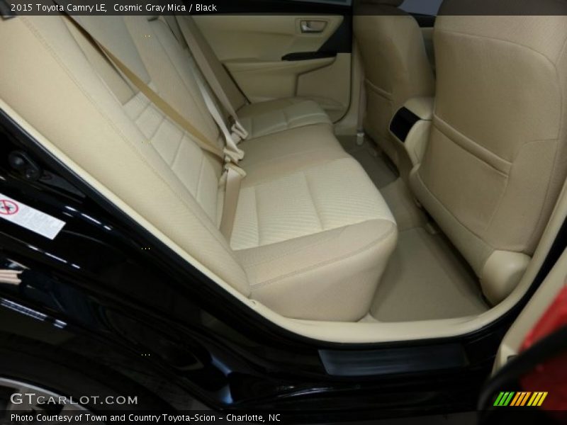 Cosmic Gray Mica / Black 2015 Toyota Camry LE
