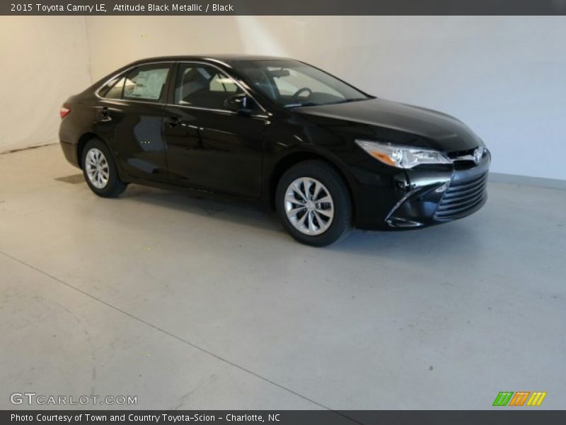 Attitude Black Metallic / Black 2015 Toyota Camry LE