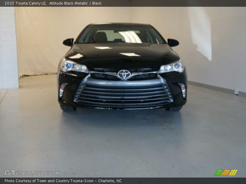 Attitude Black Metallic / Black 2015 Toyota Camry LE