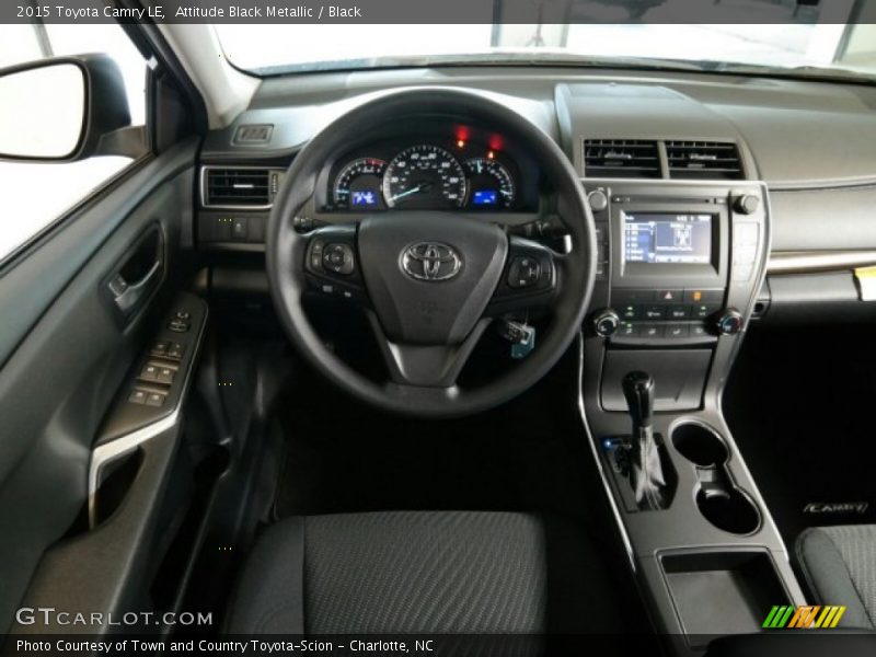 Attitude Black Metallic / Black 2015 Toyota Camry LE