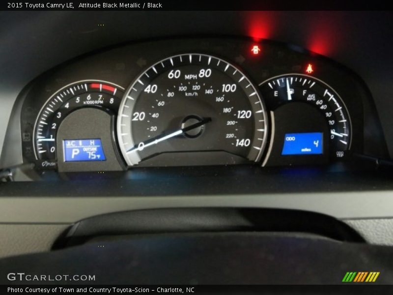 Attitude Black Metallic / Black 2015 Toyota Camry LE