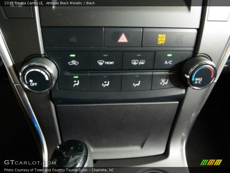 Attitude Black Metallic / Black 2015 Toyota Camry LE