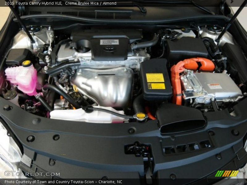 Creme Brulee Mica / Almond 2015 Toyota Camry Hybrid XLE