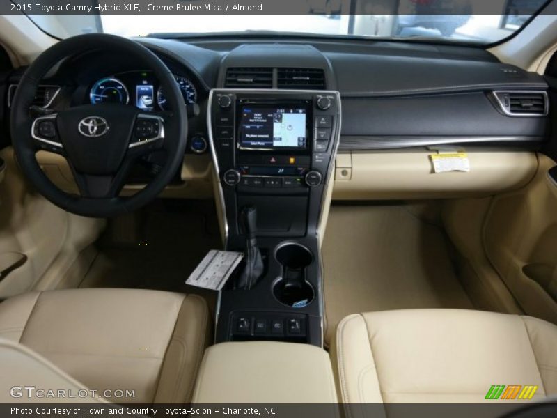 Creme Brulee Mica / Almond 2015 Toyota Camry Hybrid XLE
