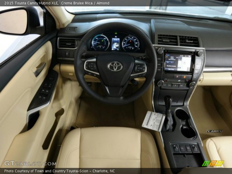 Creme Brulee Mica / Almond 2015 Toyota Camry Hybrid XLE
