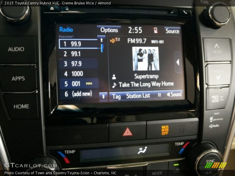 Creme Brulee Mica / Almond 2015 Toyota Camry Hybrid XLE