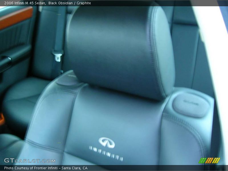 Black Obsidian / Graphite 2006 Infiniti M 45 Sedan
