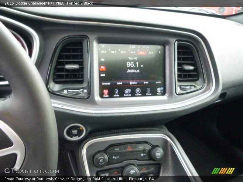 TorRed / Black 2015 Dodge Challenger R/T Plus