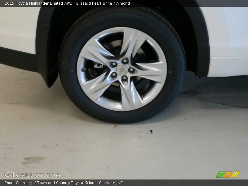 Blizzard Pearl White / Almond 2015 Toyota Highlander Limited AWD