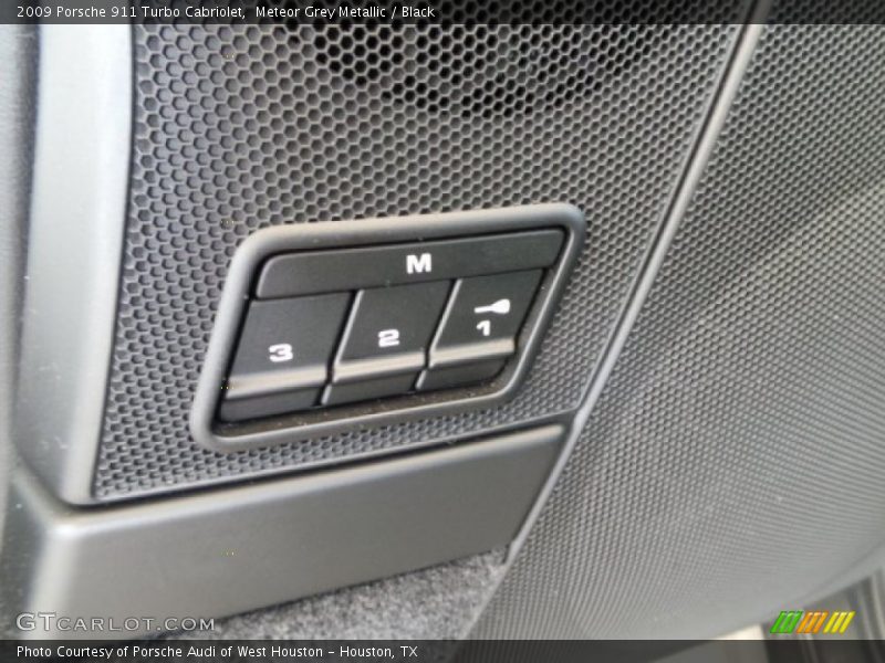 Meteor Grey Metallic / Black 2009 Porsche 911 Turbo Cabriolet