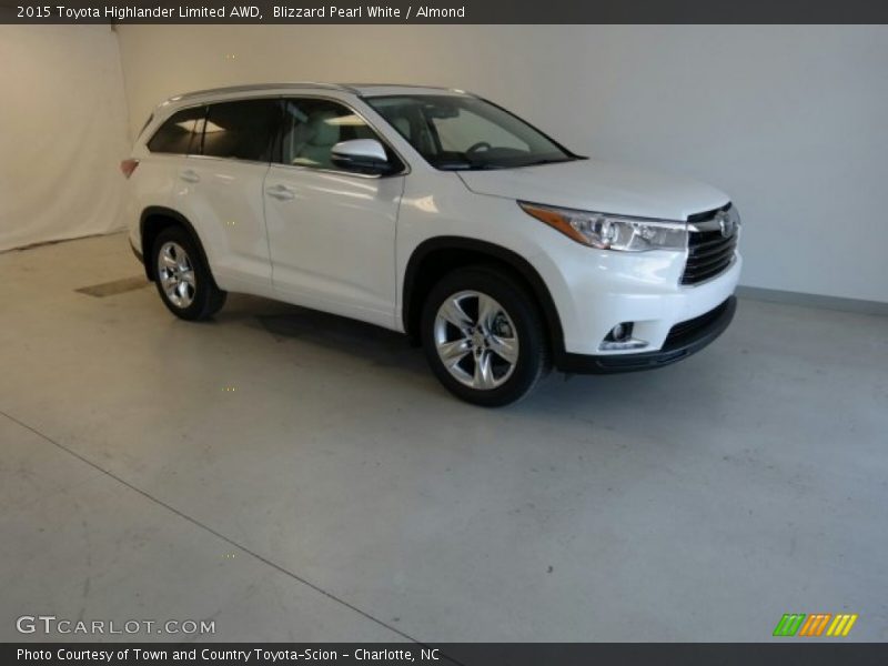 Blizzard Pearl White / Almond 2015 Toyota Highlander Limited AWD