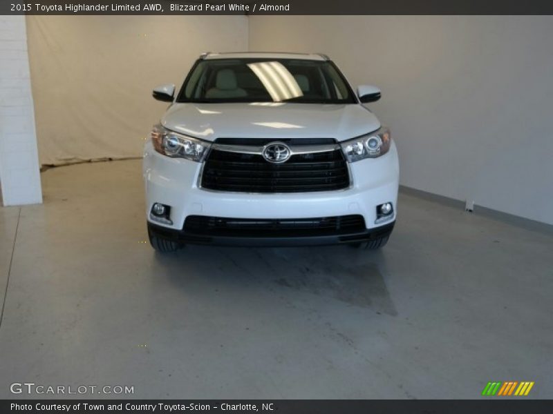 Blizzard Pearl White / Almond 2015 Toyota Highlander Limited AWD