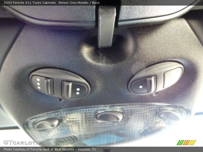 Meteor Grey Metallic / Black 2009 Porsche 911 Turbo Cabriolet