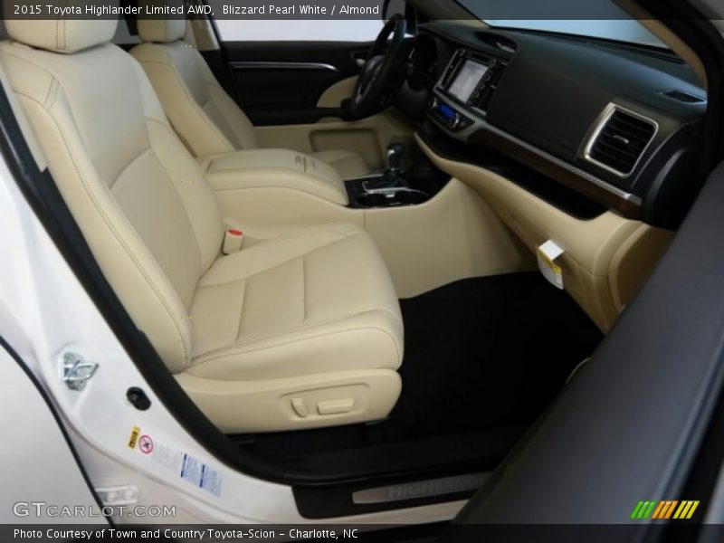 Blizzard Pearl White / Almond 2015 Toyota Highlander Limited AWD