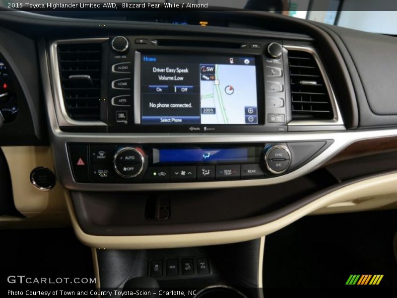 Controls of 2015 Highlander Limited AWD