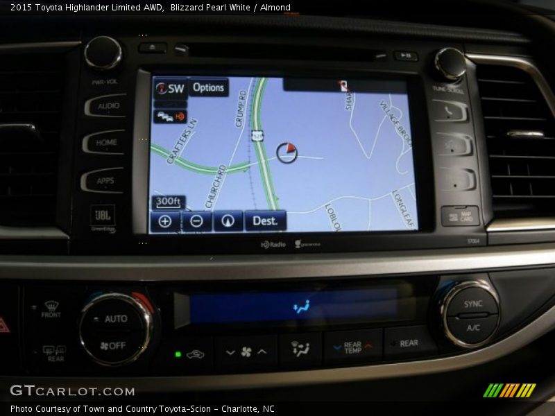 Navigation of 2015 Highlander Limited AWD