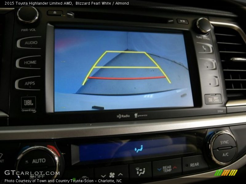 Blizzard Pearl White / Almond 2015 Toyota Highlander Limited AWD