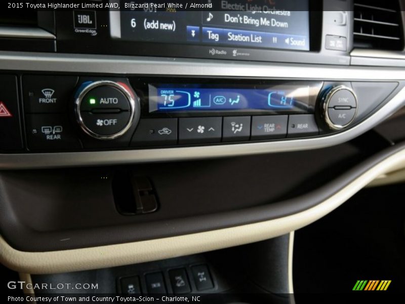 Blizzard Pearl White / Almond 2015 Toyota Highlander Limited AWD