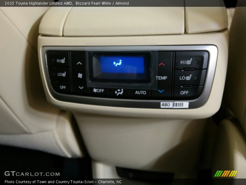 Controls of 2015 Highlander Limited AWD