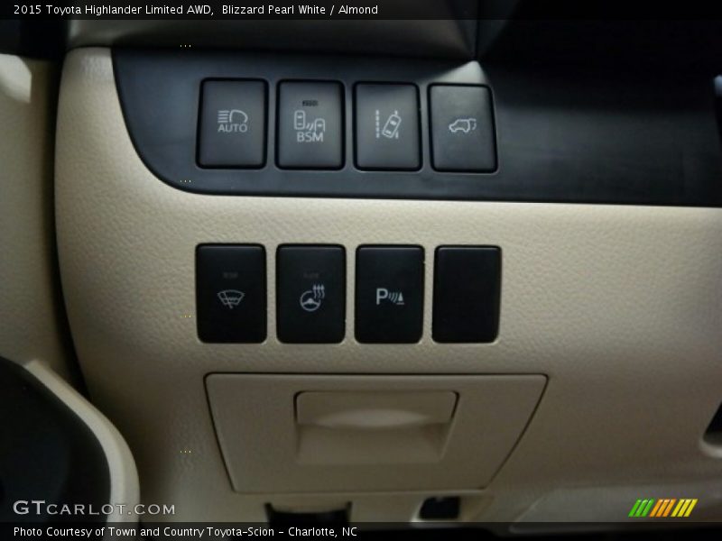 Controls of 2015 Highlander Limited AWD