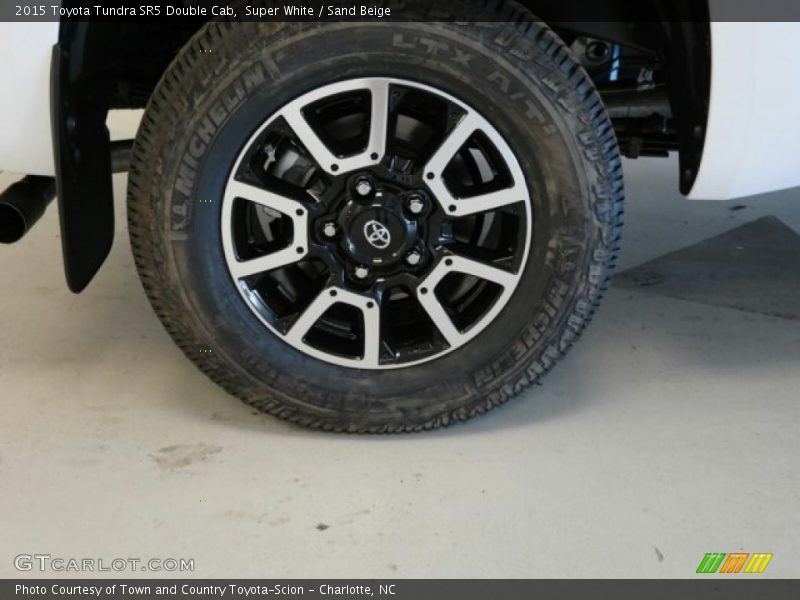 Super White / Sand Beige 2015 Toyota Tundra SR5 Double Cab