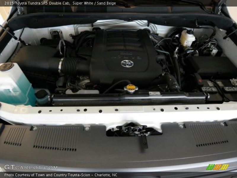 Super White / Sand Beige 2015 Toyota Tundra SR5 Double Cab