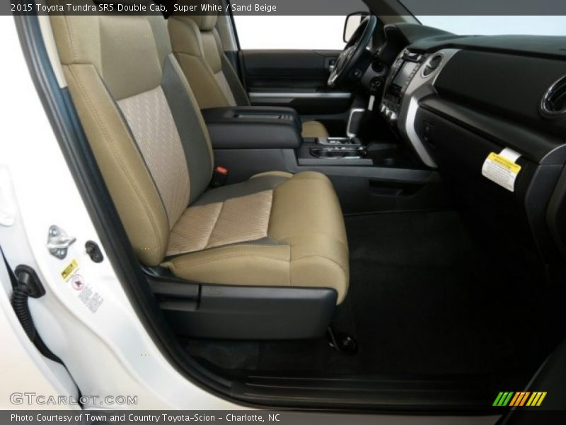 Super White / Sand Beige 2015 Toyota Tundra SR5 Double Cab