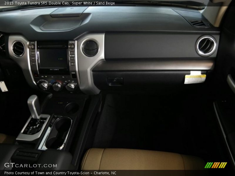 Super White / Sand Beige 2015 Toyota Tundra SR5 Double Cab