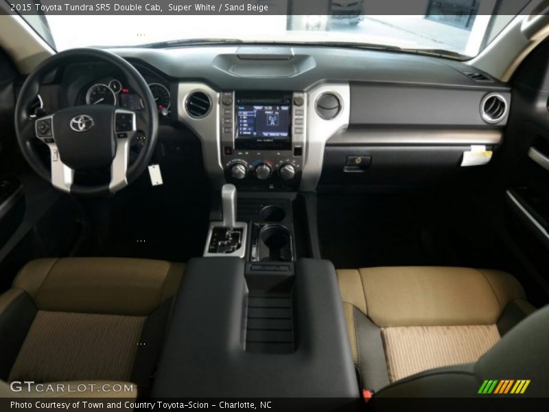 Super White / Sand Beige 2015 Toyota Tundra SR5 Double Cab