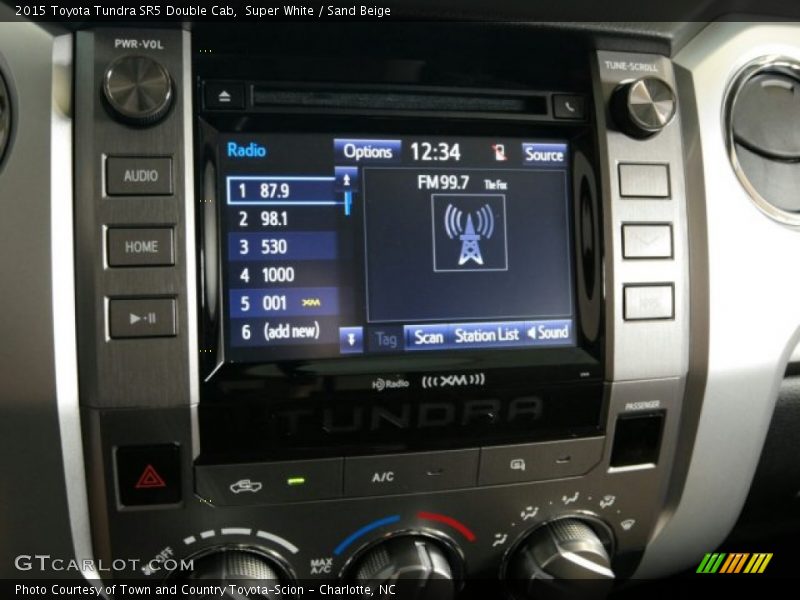 Super White / Sand Beige 2015 Toyota Tundra SR5 Double Cab
