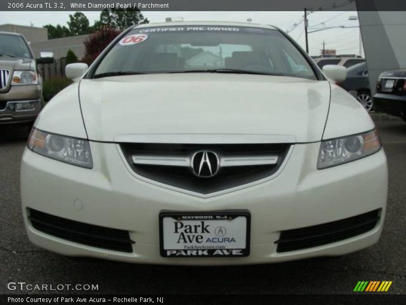 White Diamond Pearl / Parchment 2006 Acura TL 3.2
