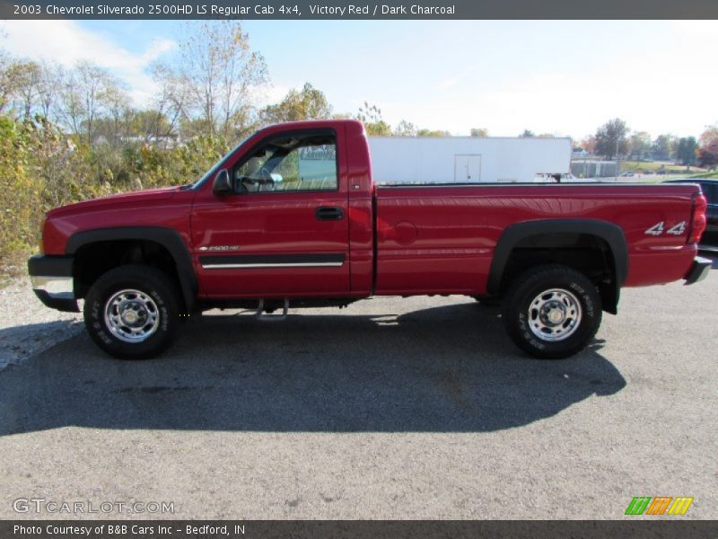 Victory Red / Dark Charcoal 2003 Chevrolet Silverado 2500HD LS Regular Cab 4x4